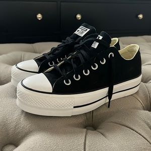 Platform black converse